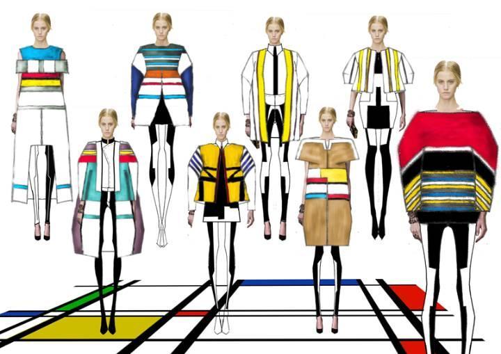 蒙德里安藝術在女裝設計中的現代詮釋 極簡主義與幾何美學的交融